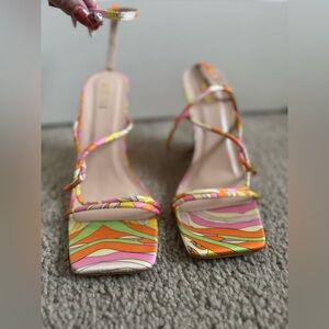 Colorful Strappy Women's Sandals